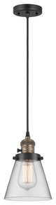 INNOVATIONS 201CSW-BAB-G62 1-Light Mini Pendant Black Antique Brass