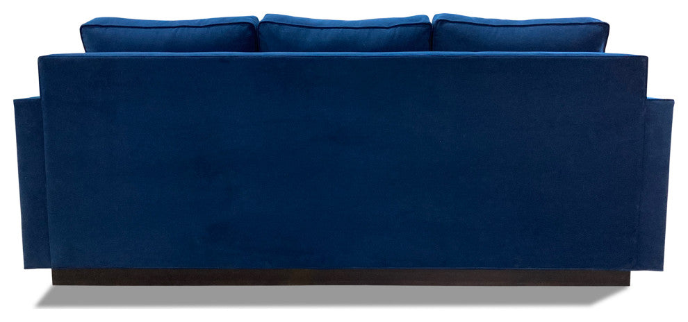 Nativa Interiors Adalyn 84" Sofa, Blue, Deep Plush Depth