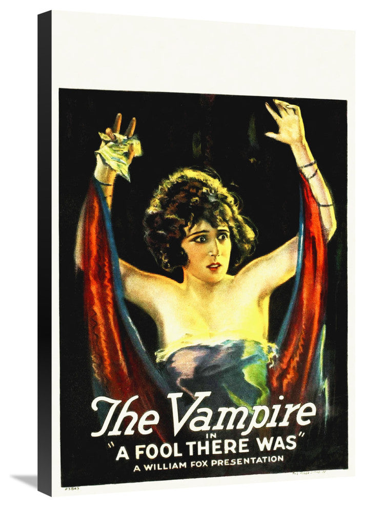 "The Vampire" Stretched Canvas Giclee by Hollywood Photo Archive, 20x30"