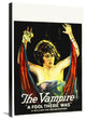 "The Vampire" Stretched Canvas Giclee by Hollywood Photo Archive, 20x30"