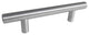 Celeste Bar Pull Cabinet Handle Brushed Nickel , Gold Champagne, 19"x24"