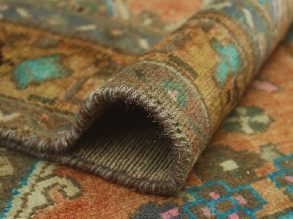 Semi-Antique Kontar Rust Rug