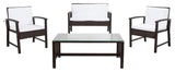 Safavieh Krissy Living Set, Brown/White
