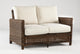 Del Ray Loveseat in Canvas Crimson
