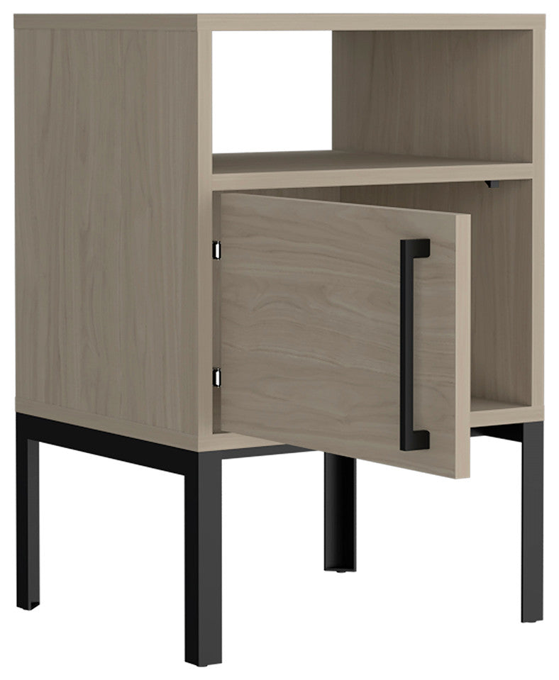 Talmage Modern Nightstand in Birch