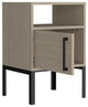 Talmage Modern Nightstand in Birch