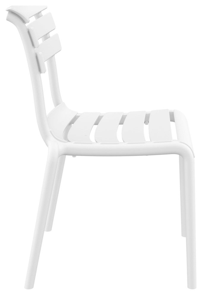 Helen Resin Outdoor Chair, Set of 2, White