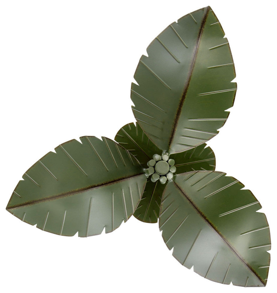 Banana Leaf 3-Lt Semi-Flush - Banana Leaf