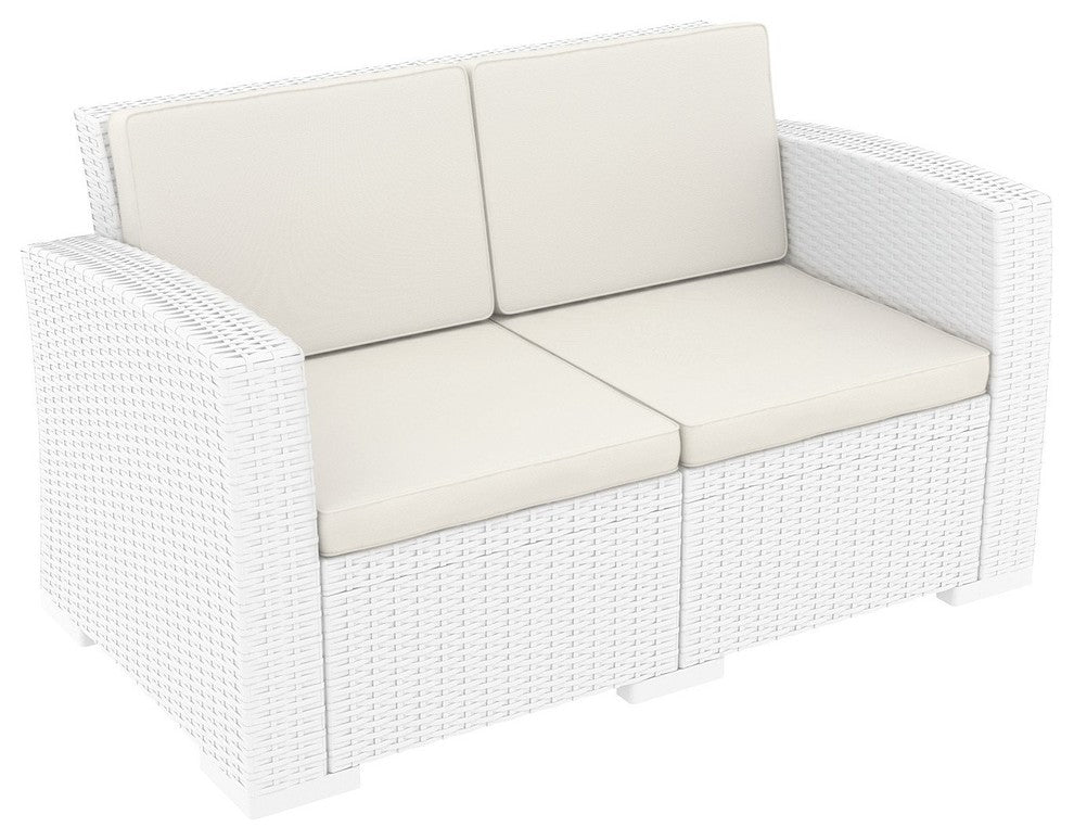 Compamia Monaco 4-Piece 4-Person Patio Seating Set, White