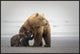 "Family Time" Framed Canvas Giclee by Renee Doyle, 37x25"