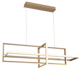 LED Chandelier, Gold