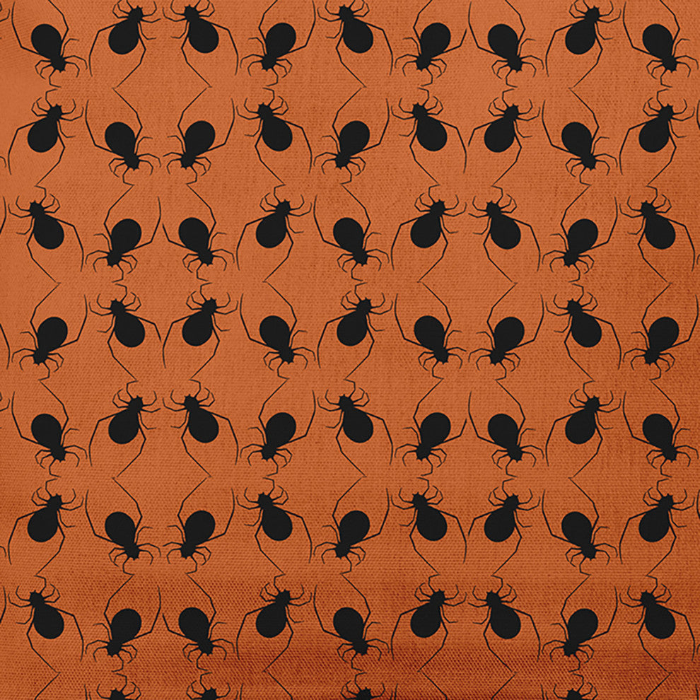 20"x20" Spider Cluster Decorative Throw Pillow, Dusty Orange