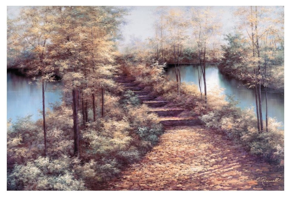 "Autumn Leaves" Digital Paper Print by Diane Romanello, 26"x18"