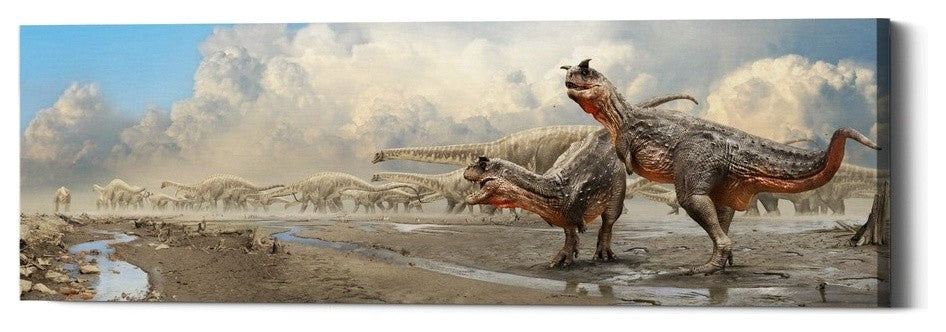 Epic Graffiti "Brothers in Blood" Giclee Canvas Wall Art, 12"x36"