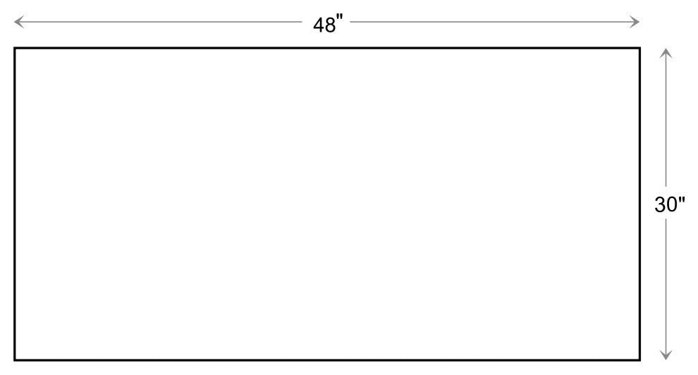 Calloway Mills White Heart Doormat, 30x48