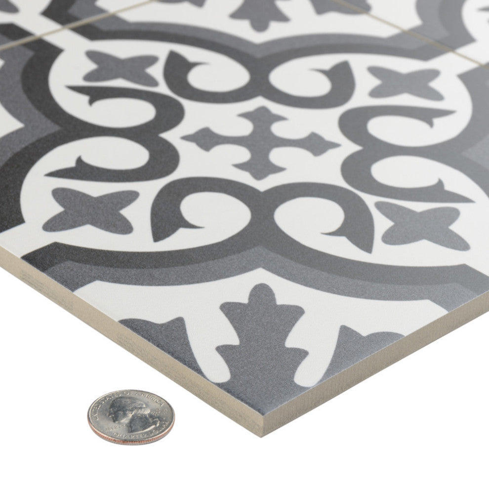 Berkeley Essence Porcelain Floor and Wall Tile, Gray