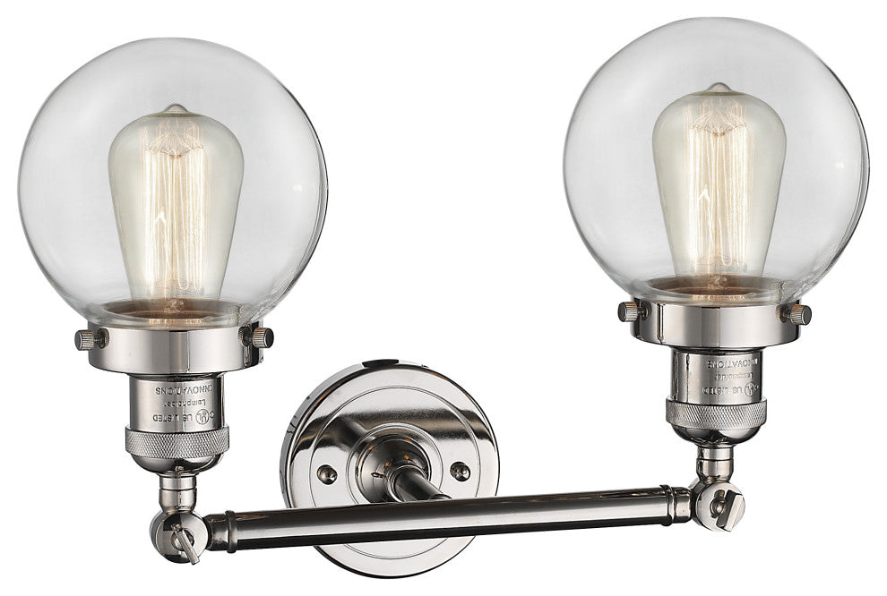 INNOVATIONS LIGHTING 208-PN-G202-6 Beacon 2 Light Bath Vanity Light