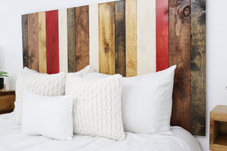 Handcrafted Headboard, Hanger Style, Fall Mix, Queen