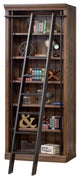 Avondale 8' Tall 2 Bookcases Wall With Ladder Storage
