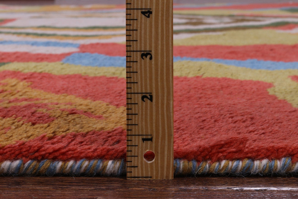 Handmade Moroccan Wool Rug 9' 3" X 12' 1" - Q13104