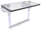 Carolina Two Post Toilet Paper Holder with Glass Shelf