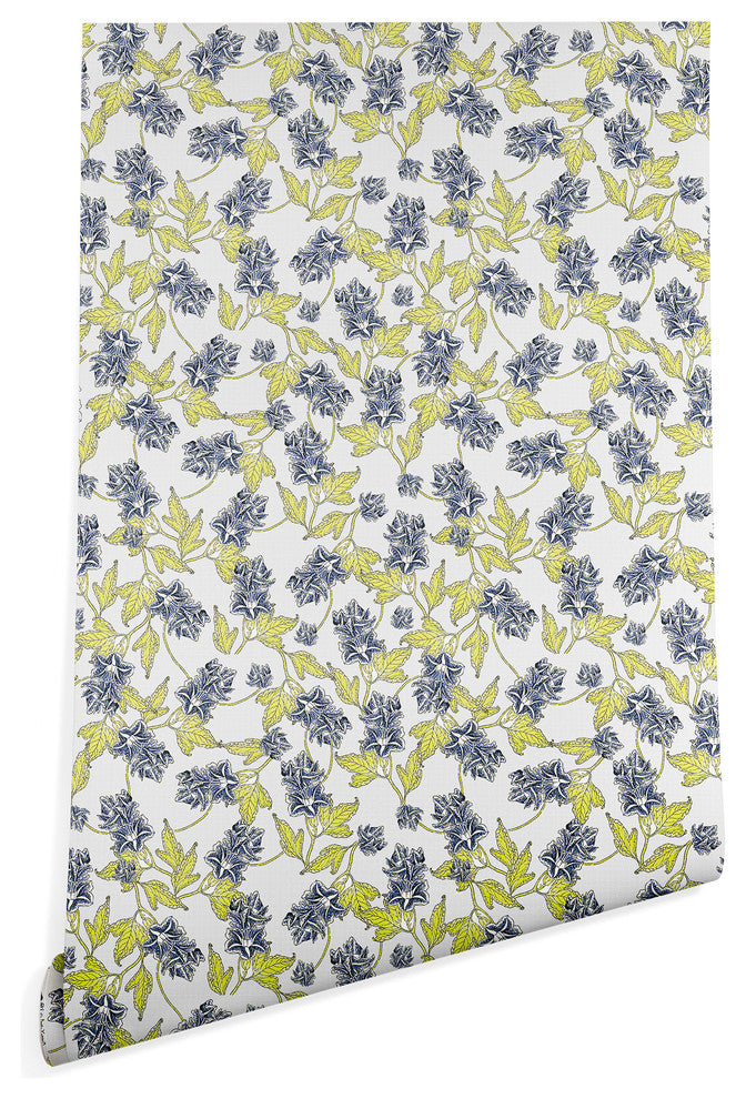 Deny Designs Caroline Okun Vintage Glory Wallpaper, Green, 2'x10'