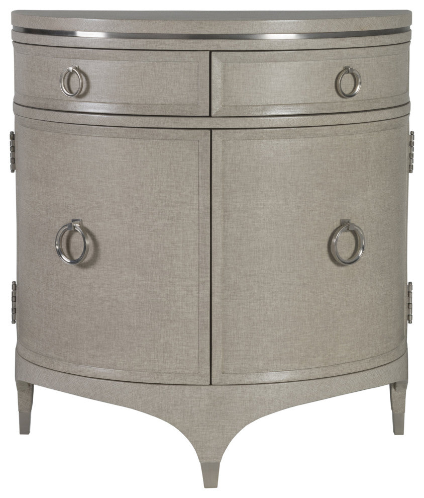 Zeitgeist Linen Demilune Chest