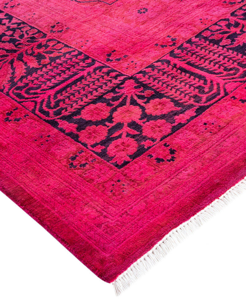 Fine Vibrance, One-of-a-Kind Handmade Area Rug Purple, 15'8"x9'2"