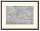 Colorado Vintage B&W Map Canvas Print, 16"x21"