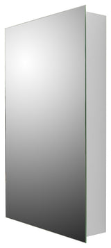 Euroline Medicine Cabinet, 18"x42", Polished Edge, Surface Mounted