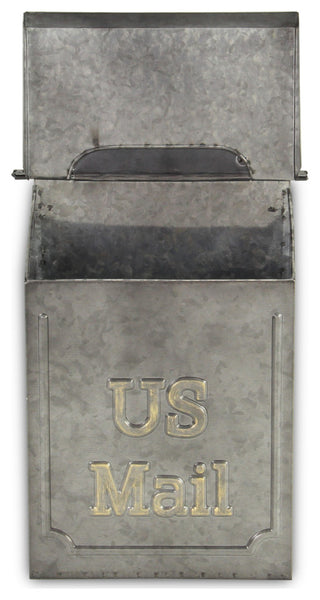 Wiselle Glossy Galvanized Mail Box
