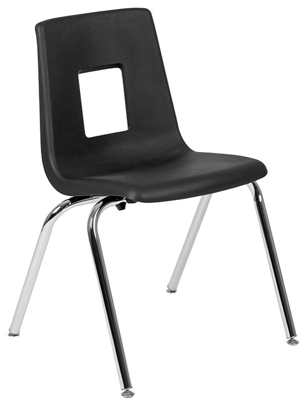 76" Oval Wave Flexible Laminate Activity Table Set, 18" Student Stack Chairs Oak