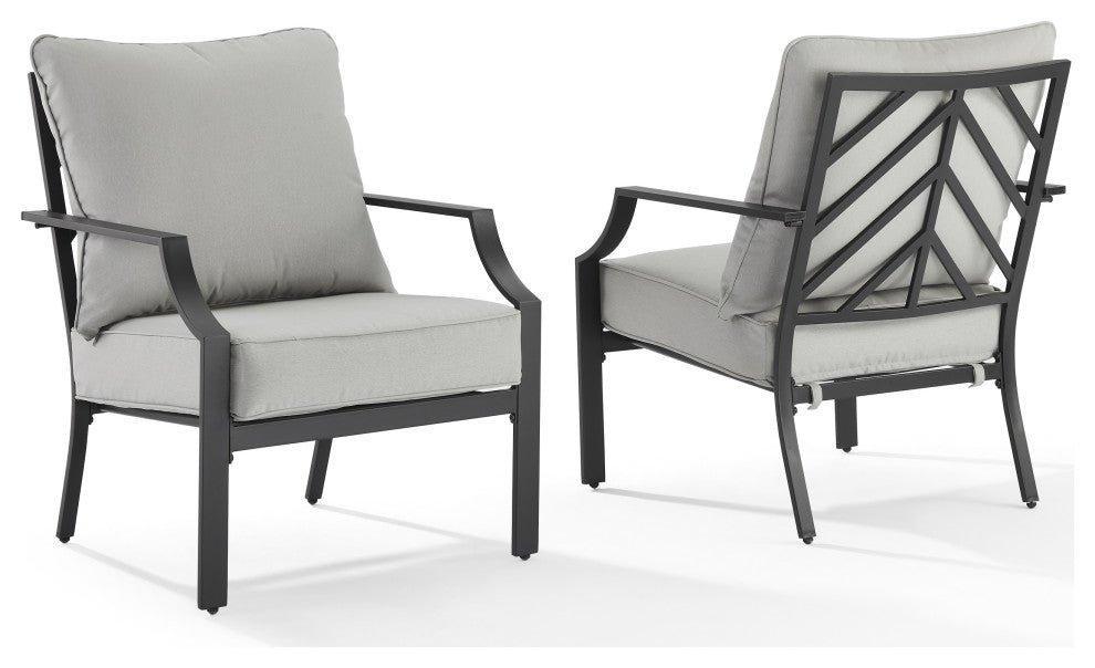 Otto 2Pc Outdoor Chair Set 2 Armchairs