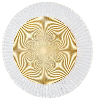 Corbett Lighting 328-16 Topaz 16"W LED Flush Mount Ceiling - Vintage Polished