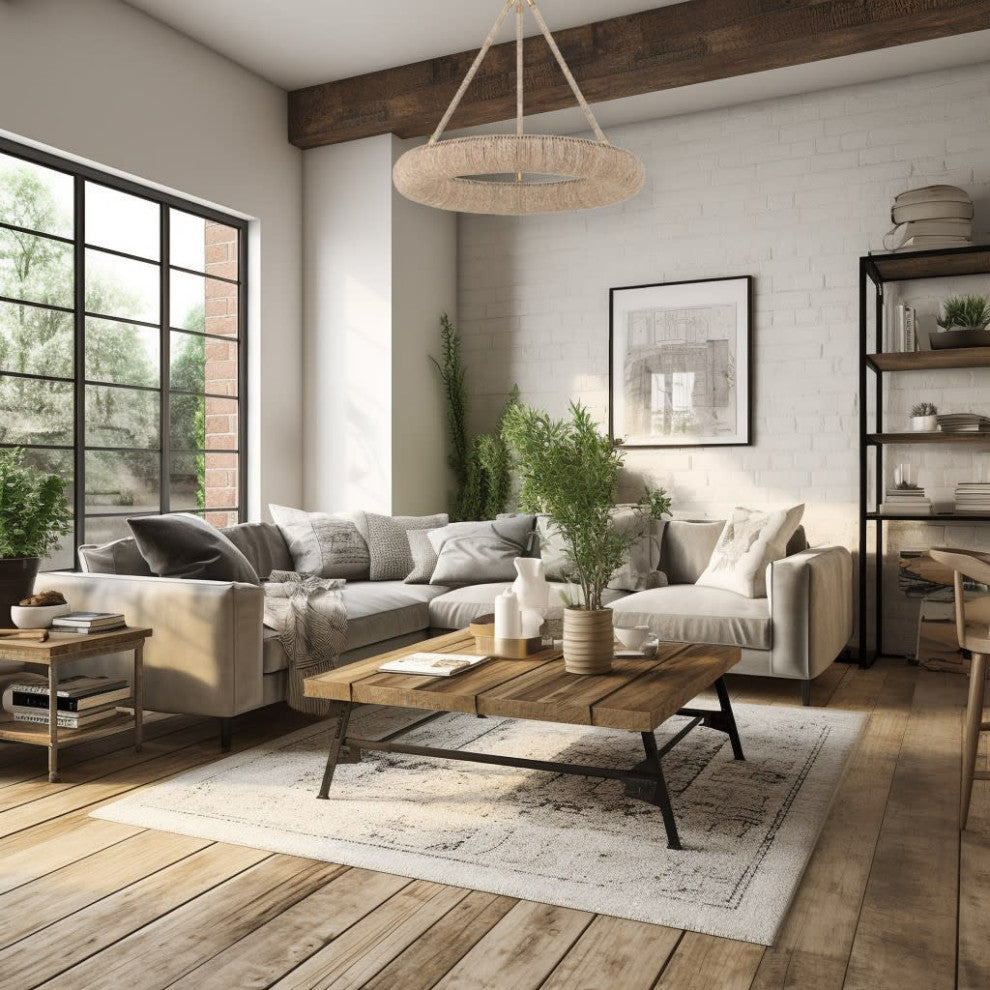 Crystorama Lighting Group OAK-7536 Oakley 6 Light 24"W LED Ring - Soft Gold