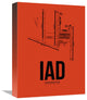 "IAD Washington Airport Orange" Fine Art Print