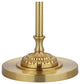 Adalyn 61" Crystal and Metal Floor Lamp, Clear and Brass Gold