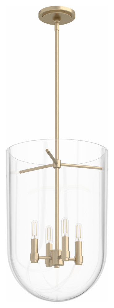Sacha Alturas Gold 4 Light Pendant Ceiling Light Fixture