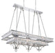 Shalia 20 Light Island Chandelier With Chrome Finish
