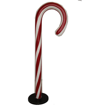5'' Candy Cane With Base