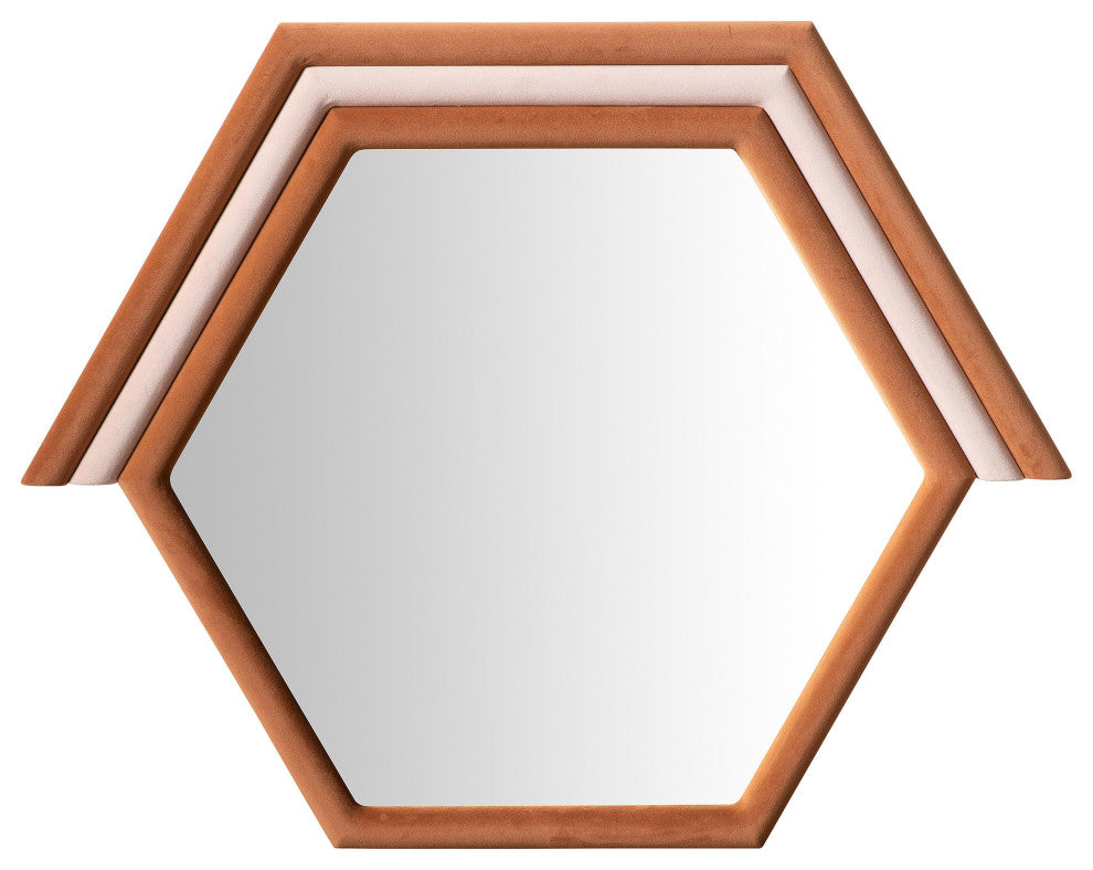 Lally Wall Mirror, Terracotta, Prism