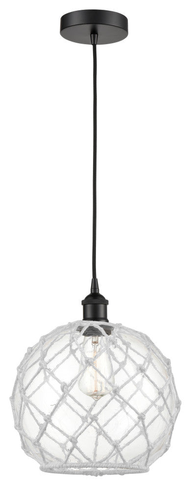 Innovations 616-1P-BK-G122-10RW-LED 1-Light Mini Pendant, Matte Black