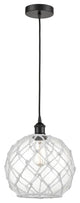 Innovations 616-1P-BK-G122-10RW-LED 1-Light Mini Pendant, Matte Black