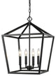 Millennium Lighting Corona Pendant, Matte Black