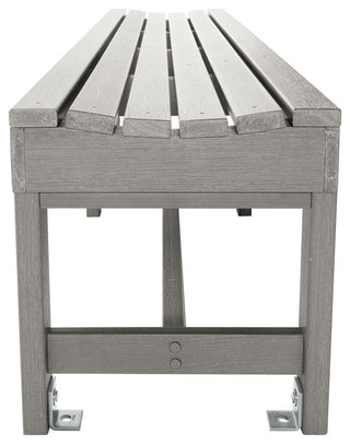 Sequoia Weldon 4' Backless Picnic Bench, Harbor Gray