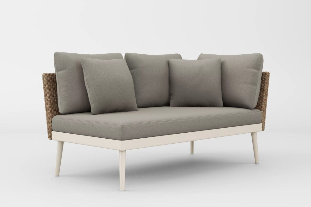 20Twenty 3-Piece Outdoor Loveseat Seating Set, Blond Weave