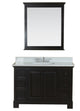 Richmond 48" Bathroom Vanity With Carrera Marble Top and Mirror