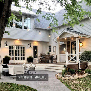 Brightech Ambience Pro - Waterproof LED Outdoor String Lights - 1W Vintage, 48 Ft String