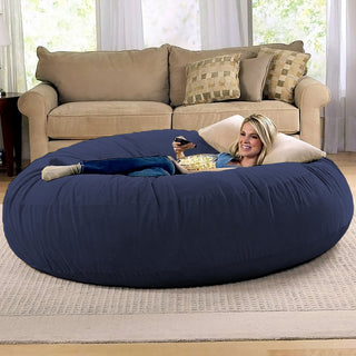 Jaxx 6' Cocoon Bean Bag Sofa, Navy