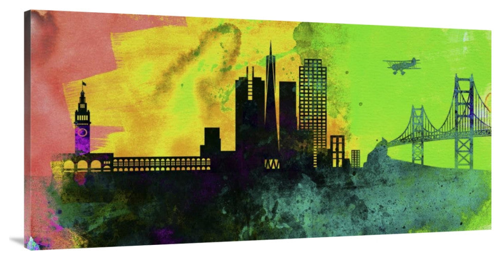 "San Francisco City Skyline" Fine Art Print